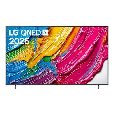 LG QNED AI QNED86 86 pollici, Smart TV 4K, Processore α7 Gen8, Dynamic QNED Color, Design Super Slim, webOS con AI e telecomando puntatore AI, Gaming con VRR 4K@60Hz, 86QNED80A6A 2025