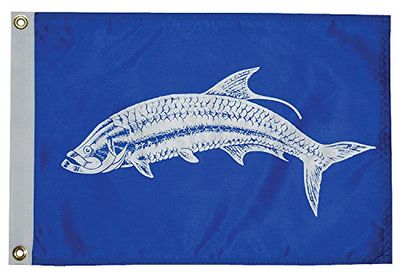 Taylor Made Products 2718 Vis Vlag, Nylon, 12 "x 18", Tarpon