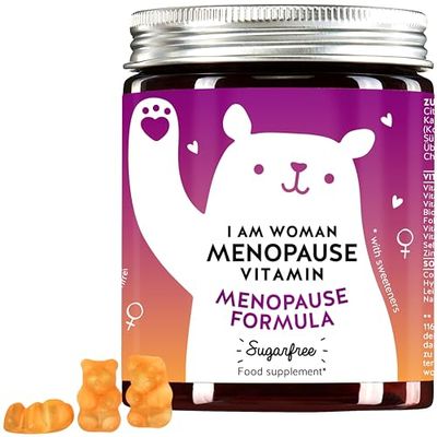 Highly dosed Complex for Menopause - with Evening pimrose Oil, biotin, Selenium, Vitamin B Complex, folic Acid and zinc - Balanced Vitamins for Menopause - 60 pcs - Bears with Benefits