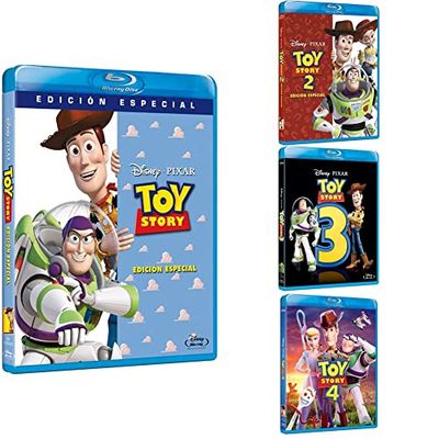 Pack Toy Story 1 + Toy Story 2 + Toy Story 3 + Toy Story 4 [Blu-ray]