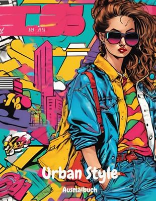 Coole Leute und Urban Vibes: Dein neues Ausmalbuch