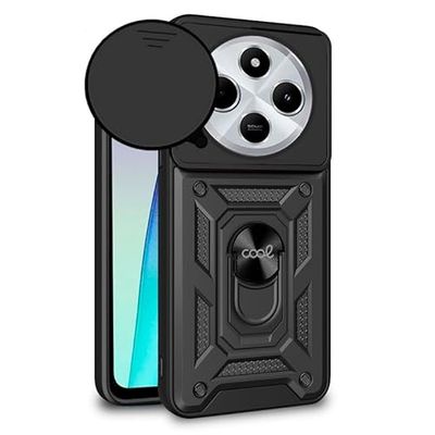 Carcasa Cool para Xiaomi Redmi 14C / Poco C75 Hard Ring Negro