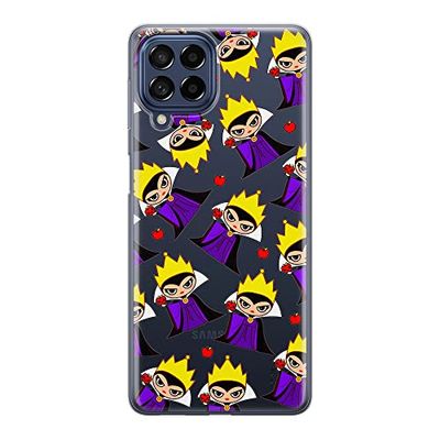 ERT GROUP mobiltelefonfodral för Samsung M33 5G originalt och officiellt licensierat Disney mönster The Evil Queen 003 optimalt anpassad till formen på mobiltelefonen, gedeeltelijk transparant