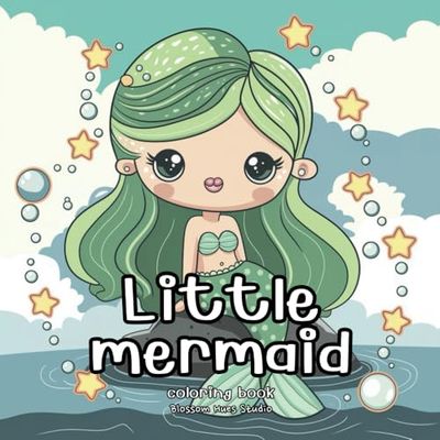 Little Mermaid Coloring Book for Kids v.2: Magical Underwater Adventures with Cute Mermaids & Sea Creatures: Perfect for birthdays, holidays, or ... while providing hours of coloring enjoyment.
