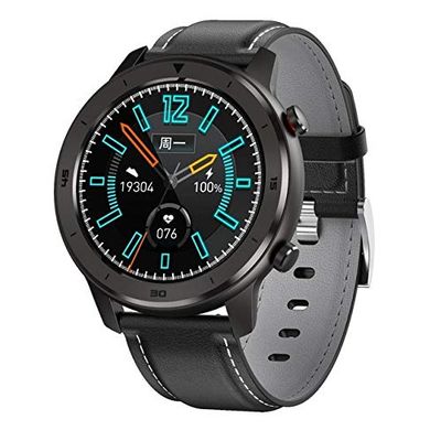 Monkeylectric SWISS90 SWISS87 Leder en Grafiet Bezel, Phantom Black, one size