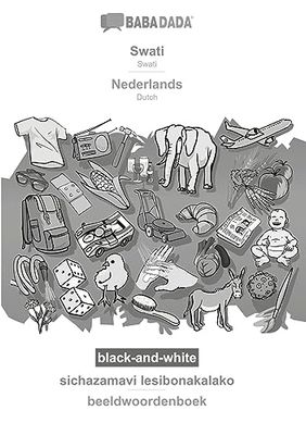 BABADADA black-and-white, Swati - Nederlands, sichazamavi lesibonakalako - beeldwoordenboek: Swati - Dutch, visual dictionary