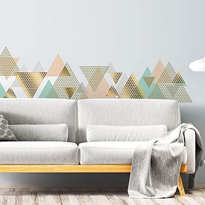 Stickers muraux - Décoration Chambre Salon - Autocollant Sticker Mural géant Montagnes scandinaves APPALACHES - 60x90cm