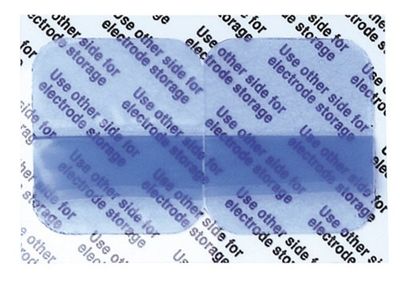 Promed etiqueta Gel Pads para Carbon útil, 40 x 40 mm, 10 unidades, gel de electrodos para útil electrodos TENS EMS, electroestimulación, reutilizable