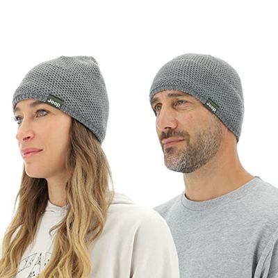 Jeep O102599-G557 J Tricot HAT J22W Unisex Dark Grey Melange UNI