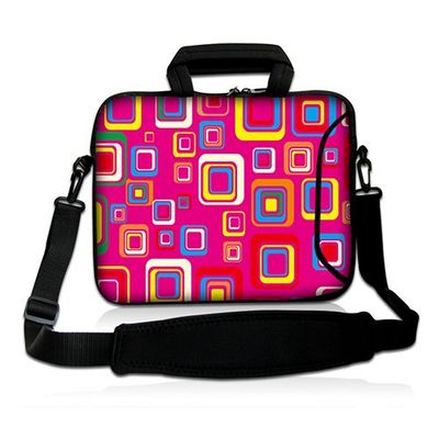 PEDEA – Funda Blanda con Correa para el Hombro para portátil de 13,3, Color Color Cuadrado