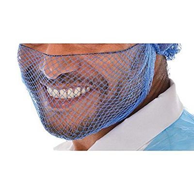 Lion Haircare & Jetables B470 Snoodà barbe Bleu clair (lot de 50)