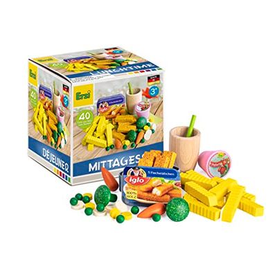 Erzi 28143 spel lunchset sortiment (40 stycken bokträ FSC)