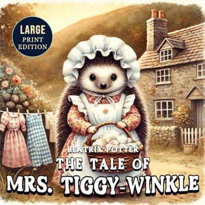 The Tale of Mrs. Tiggy-Winkle (Large Print Edition): A classic animal story with charming illustrations, bringing the whimsy of woodland creatures to life in a heartwarming and timeless adventure