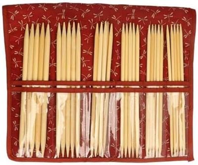 Seekknit - Seeknit Shirotake Rood (20 cm) Sokkennaalden Set groot formaat - 1 stuk