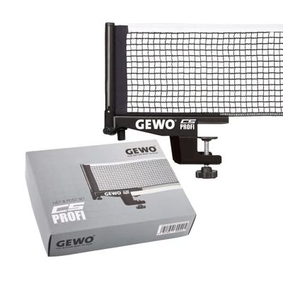 GEWO Filet Professionnel CS ping-Pong Unisexe, Noir, Taille Unique