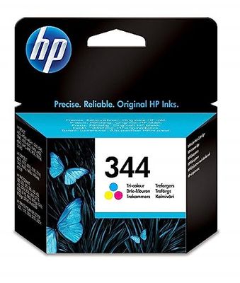 HP C9363EE 344 Original Ink Cartridge, Tri-color, Single Pack