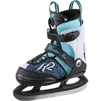 K2 Marlee Ice 25C0020.1.1.XS Patins à Glace pour Fille Noir/Bleu/Bleu Clair