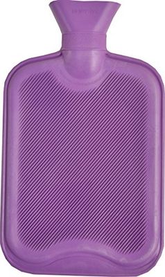Vagabond Bags Ltd Garrafa de água quente com nervuras de 2 litros, lilás