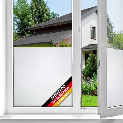 d-c-fix vinil adesivo para vidros janelas geada estática opaco translúcido privacidade decorativa para divisória de chuveiro casa de banho folha autocolante 45 cm x 1,5 m