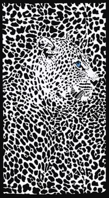 Safari Serviette Alg.Egip. Léopard, Jeunesse Unisexe, Multicolore, Moyen