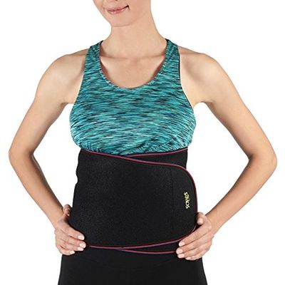 SOLES Le Support Néoprène De Taille Respirable Trimmer De Taille - Support De Taille Et Brûleur De Graisses - Entièrement Elastique Et Réglable - Conçu pour Hommes Et Femmes