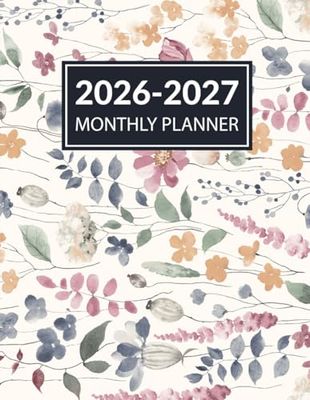 2026-2027 monthly planner: Two Year from January 2026 to December 2027 Productivity Planner