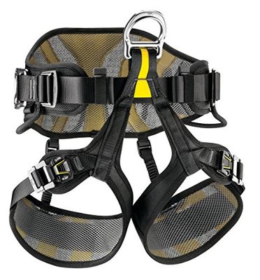 Petzl AVAO SIT FAST 0, svart/gul, 0