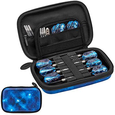 Casemaster Dart Case, Sentinel 6, geschikt voor 6 darts, accessoires, slag- en waterbestendig, Galaxy, Melkweg, 6 Darts, Modern design