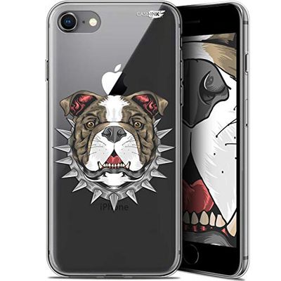 CASEINK fodral för Apple iPhone 7/8 (4.7) Gel HD [ ny kollektion - mjuk - stötskyddad - tryckt i Frankrike] Doggy
