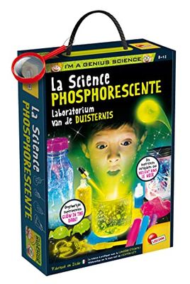 Lisciani – I'M A Genius – La scienza fosforescente – Laboratorio dell'oscurità – Gioco educativo scientifico – Esperienze che brillano al buio – per bambini da 8 anni