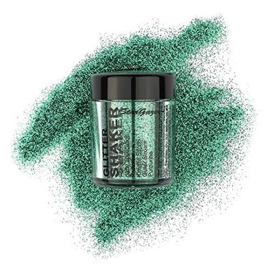 Stargazer Glitter Shaker, Pernoid. Cosmetic glitter powder for use on the eyes, lips, face, body, hair and nails.