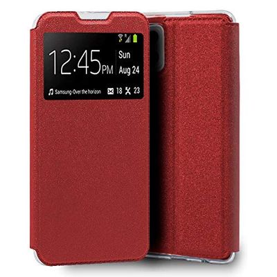 Cool Flip Cover Cover fodral för Samsung A426 Galaxy A42 5G Vanligt Röd