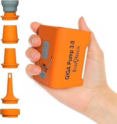 Aerogogo GP3, Pompa a batteria multifunzione con illuminazione Giga pump 3.0, Orange