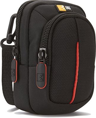 Case Logic DCB302K - Bolsa para câmaras digitais compactas, preto, dimensões internas (L x L x A): 7 x 3 x 12 cm