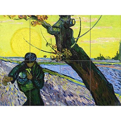 Artery8 Vincent Van Gogh The Sower XL jättepanelaffisch (8 sektioner)