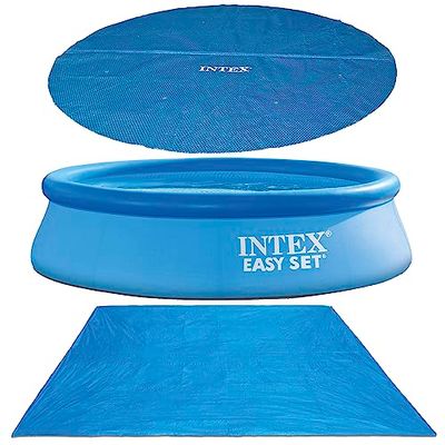 Pack Piscine 3,06m avec Couverture et Tapis de Protection