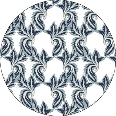 Bonateks, Ronde digitaal bedrukte muismat, antislip onderkant, voor kantoor en thuis, diameter: 22 cm