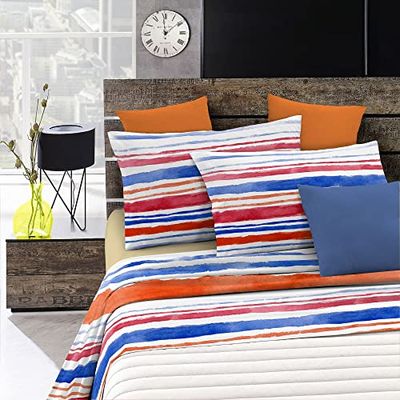 Fantasy Italian Bed linnen beddengoed, Strisce, afzonderlijk, microvezel, strepen