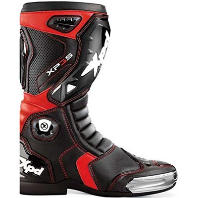 XPD Racing buty motocyklowe, czarne/czerwone, EU 42