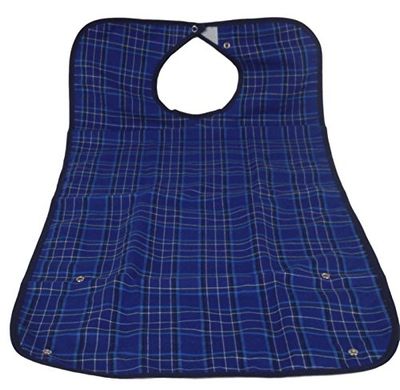 Patterson Medical - Babero tamaño grande, color azul