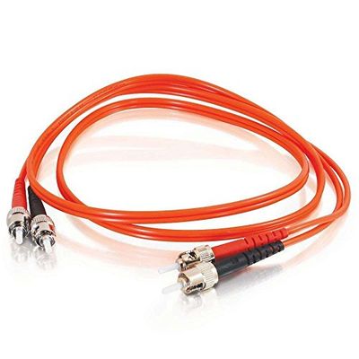 C2G 7m Fibre/Fiber Optic Cable for Fast Ethernet, Fibre Channel, ATM and Gibabit Patch Cable LSZH ST/ST Duplex Multimode Multimode 62.5/125 MM