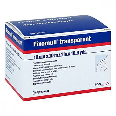 BSN Medical - Nastro adesivo Fixomull trasparente, 10 m x 10 cm