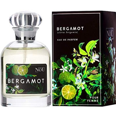 Parfum Bergamot - Parfum Citrus - Parfum Naturel Pour Femmes Aux Huiles Essentielles - Parfum Frais Aux Notes D'agrumes Et De Musc - Parfum NOU Bergamot Pour Femmes - 50ml EDP