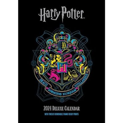 Harry Potter 2024 Calendar, Special Edition Calendar With Detachable Artwork For Framing, Official Product