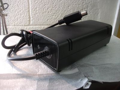 Genuine Official Microsoft Xbox 360 Slim 360S Power Supply PSU (120W) with UK mains lead