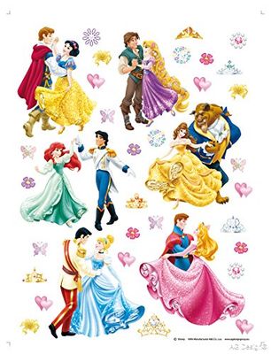 Disney Princess DK 1774, vinyl, multifärg, 65 x 85 cm/25,5x33,5 tum