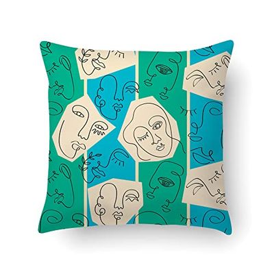 Doge Milano Coussin avec impression numérique, 100% Made in Italy, Coussin de canapé décoratif, amovible et lavable, modèle Néhémie, 40x40x5 cm