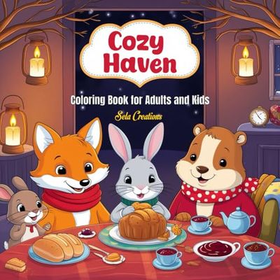 Cozy Haven: Coloring Book for Adults and Kids