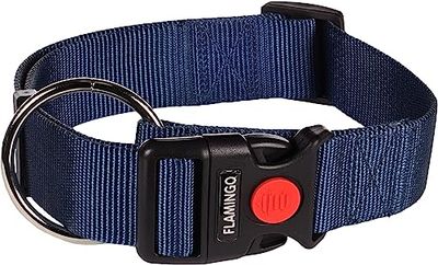FLAMINGO Ziggi halsketting, donkerblauw, XL, 55-75 cm, 40 mm
