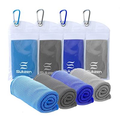 Sukeen Asciugamano rinfrescante per collo, asciugamano fresco in microfibra, morbido e traspirante, per yoga, golf, palestra, campeggio, corsa, allenamento e altre attività